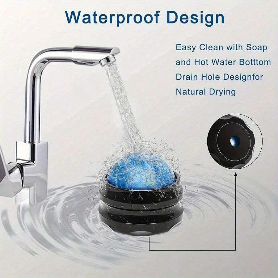 Boule de massage circulaire pour automassage.