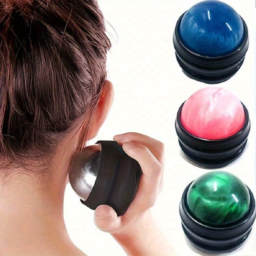 Boule de massage circulaire pour automassage.