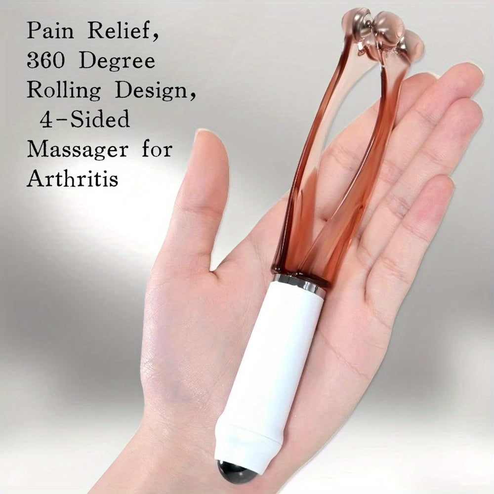 Masseuse d’acupression 2-en-1 pour doigts rotation 360°