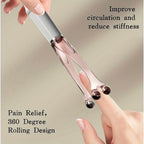 Masseuse d’acupression 2-en-1 pour doigts rotation 360°