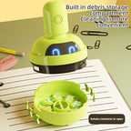 Mini aspirateur de bureau portable – Nettoyeur clavier et surface.