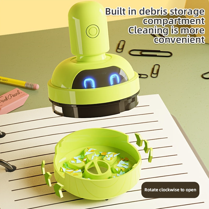 Mini aspirateur de bureau portable – Nettoyeur clavier et surface.