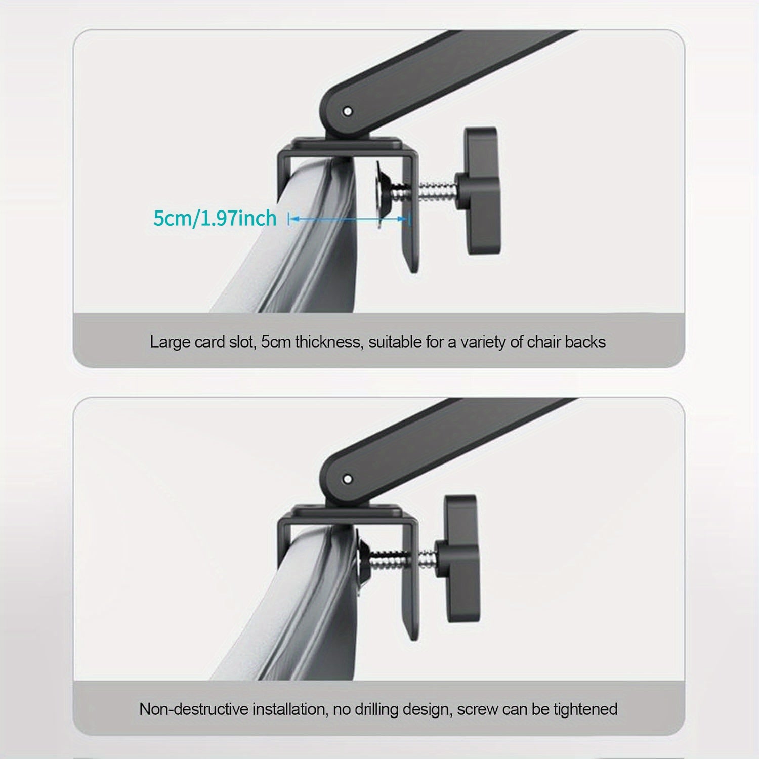 Appui-tête ergonomique réglable pour chaise de bureau