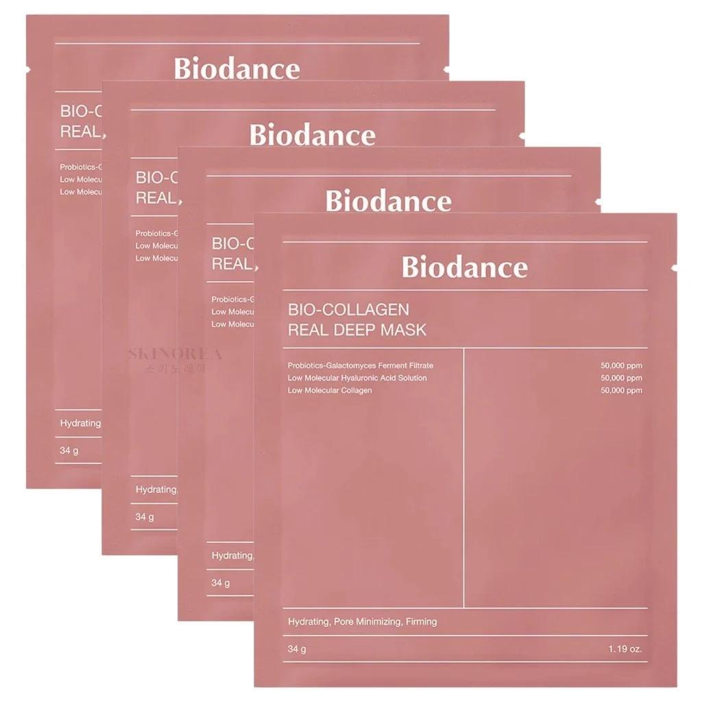 BIODANCE - Set DE 4 masques en tissu au collagène.