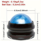 Boule de massage circulaire pour automassage.