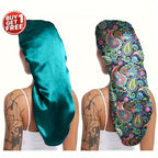 Bonnet de nuit satin (2 pièces)