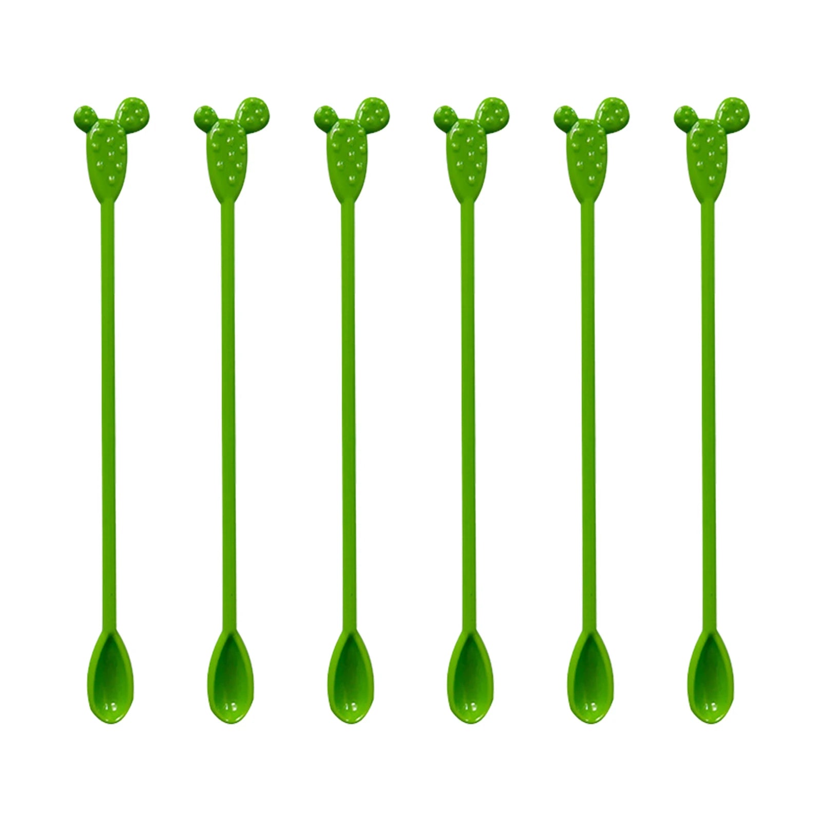 Lot de 6 agitateurs de préparation cosmétique.