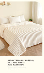 Couverture chaude en flanelle corail 200x230cm