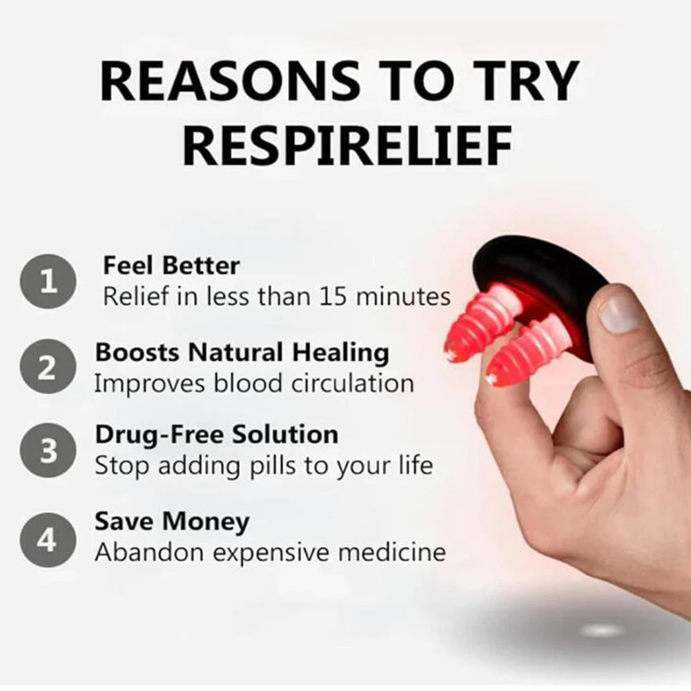 Thérapie massage nasale à impulsions pour soulager le nez bouché