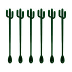 Lot de 6 agitateurs de préparation cosmétique.