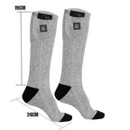 Chaussettes chauffantes d’hiver rechargeables avec boîtier de batterie