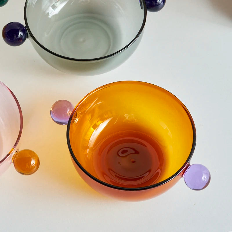 Bol en verre résistant borosilicaté pour cosmétiques maison