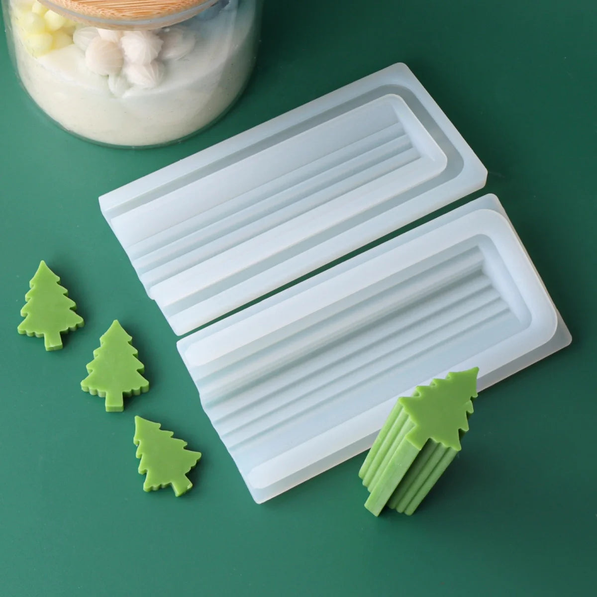 Moule de noël pour fabrication de savon DIY, résine et art.