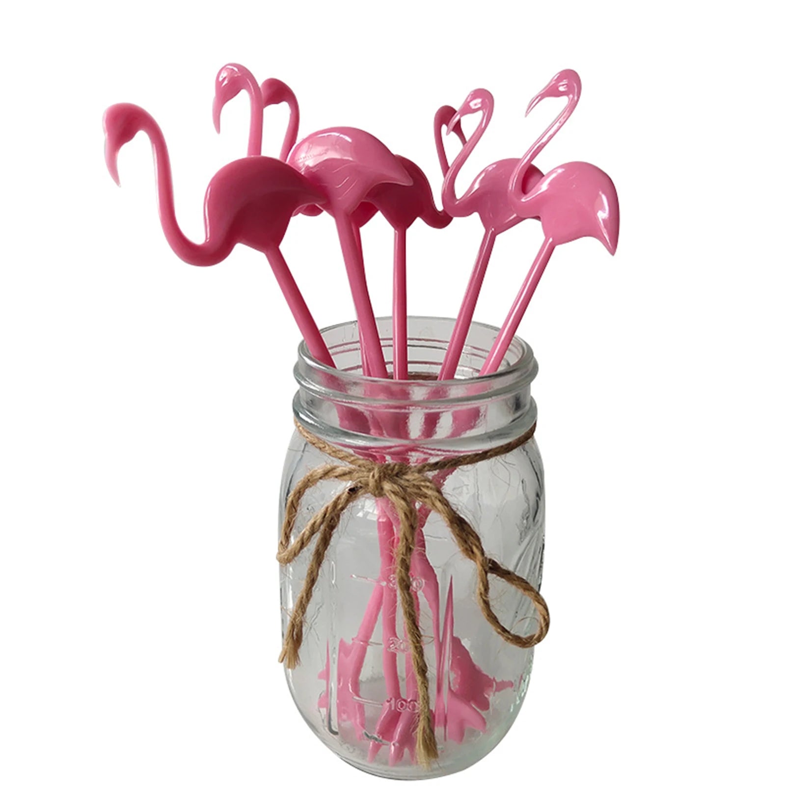 Lot de 6 agitateurs de préparation cosmétique.