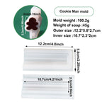 Moule de noël pour fabrication de savon DIY, résine et art.