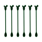 Lot de 6 agitateurs de préparation cosmétique.