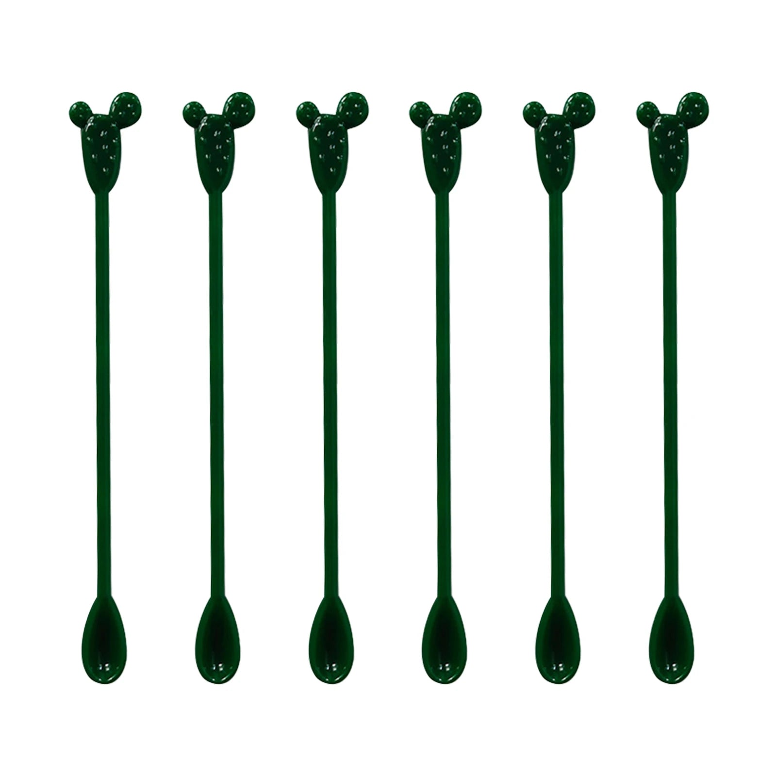 Lot de 6 agitateurs de préparation cosmétique.