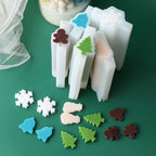 Moule de noël pour fabrication de savon DIY, résine et art.