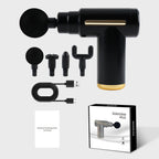 Pistolet de massage portable – Massage des tissus profonds, mini, léger avec vitesse réglable, adapté pour tout le corps.