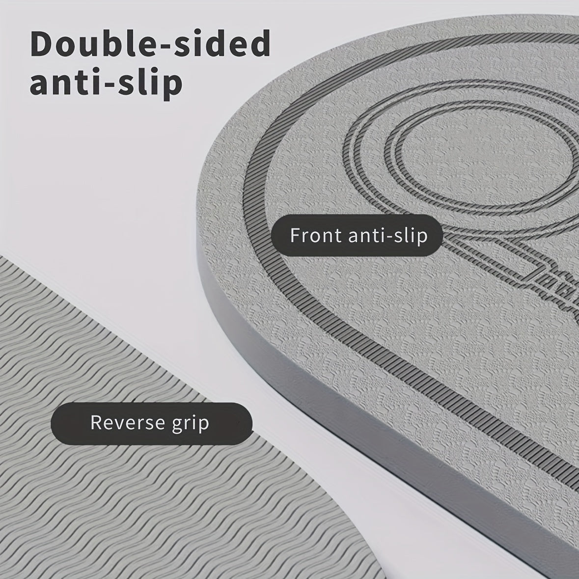 Tapis de corde à sauter double face antidérapant : absorption des chocs souple et isolation phonique pour entraînement à domicile.