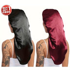 Bonnet de nuit satin (2 pièces)
