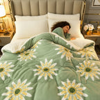 Couverture en laine d’agneau 200x230cm