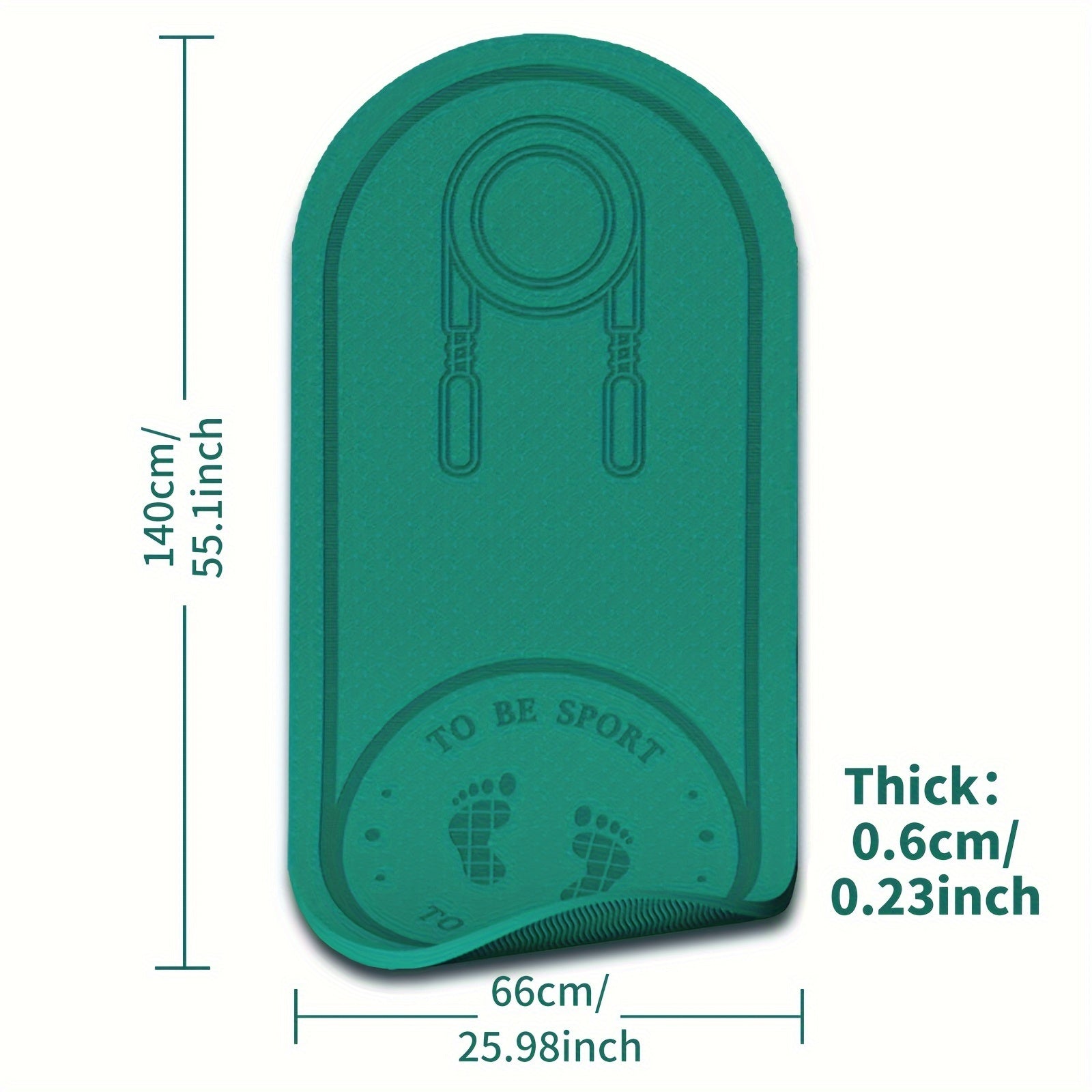 Tapis de corde à sauter double face antidérapant : absorption des chocs souple et isolation phonique pour entraînement à domicile.