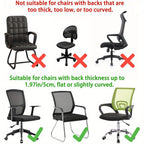 Appui-tête ergonomique réglable pour chaise de bureau